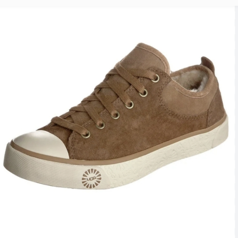 Ugg Evera 1888 Suede Shearling Sneakers 9